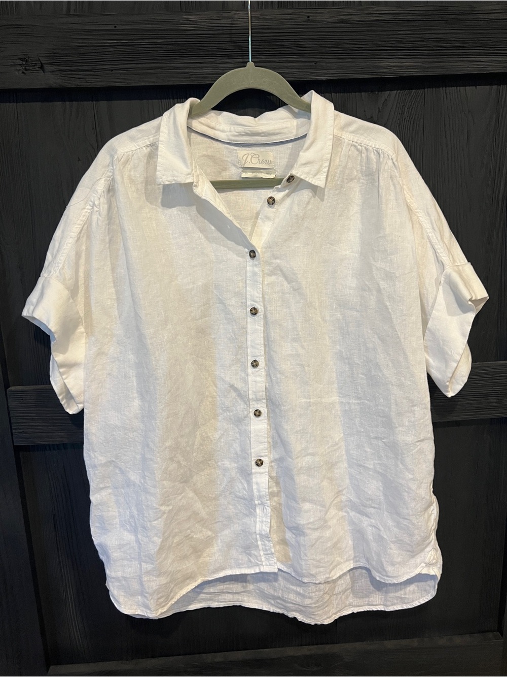 J.Crew, Relaxed-Fit Short-Sleeve Baird McNutt Irish Linen